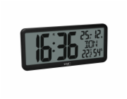 TFA 60.4525.01   schwarz Digitale Funkuhr mit Raumklima