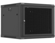 Lanberg Skříň INSTALACE RACKOVÉ SKŘÍNĚ ZÁVĚSNÁ 19 9U 600X600 černé perforované dveře (PLOCHÉ BALENÍ)