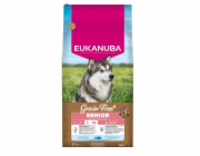 EUKANUBA Grain Free Senior Large Ocean Fish - suché krmivo pro psy - 12kg