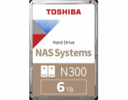 Toshiba 6TB N300 HDWG760EZSTA 7200 ot./min 512 MB maloobchodní