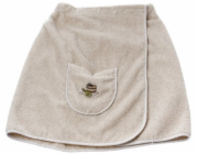 Saunová zástěra NAMU TEKSTILE, 55x140cm písková