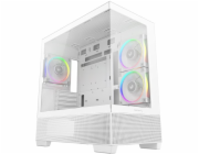 DEEPCOOL Case CG380 3F WH, mATX, ARGB, Průhledná bočnice, 3x 120mm Fan, bílá