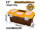 Ingco PBX1702 Kufr na nářadí 17", 436x220x205 mm