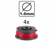 Ingco ALS1602 Struna do sekačky sada 4ks, kulatá, 1,6mm