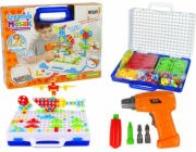 LeanToys Kreativní mozaikové puzzle 4 v 1 šroubovák 237 dílků