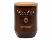 Svíčka dekorativní váza WoodWick, Levandule a cypřiš, 368 g