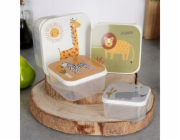 Krabička na svačinu Safari sada 4 ks plast