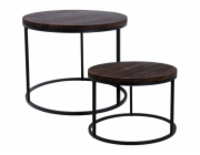 Stolek odkládací sada 2 ks pr. 50 / 57 cm KO-AAE442400