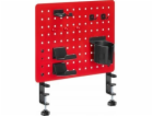 Pegboard upínací na stůl  červený  ocel