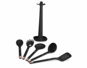 Kuchyňské náčiní sada 6 ks se stojanem Black Rose Collection BH-8617