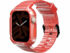Skinarma pásek+pouzdro Saido 2v1 Apple Watch 45/44mm červené