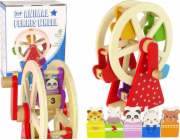 LeanToys Rotující dřevěné figurky z ruského kola LEAN Toys