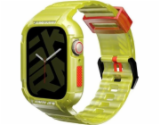 Skinarma pásek+pouzdro Saido 2v1 Apple Watch 45/44mm žlutá/žlutá neonová