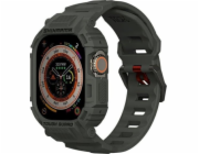 Skinarma pásek+pouzdro Mecha 2v1 Apple Watch 49mm olivové