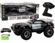 Dálkově ovládané policejní terénní vozidlo LeanToys RC 1:8