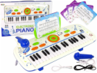 LeanToys Elektrické piano klávesnice pro děti Blue Notes ...