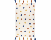 Bavlněný tečkovaný koberec, 70 x 120 cm