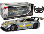 Rastar Auto R/C Mercedes AMG GT3 Rastar 1:14 šedý dálkový ovladač