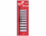 Milwaukee MILWAUKEE SADA ZÁSUVEK 10 ks 3/8 METRIC DLOUHÝ