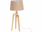 Stolní lampa s plátěným stínidlem, 66 cm