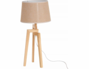 Stolní lampa s plátěným stínidlem, 66 cm