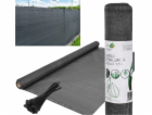 Saska Garden Stínící síť 140g/m2 1,5x10m tmavě šedá