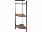 Regál kovový rohový 3patrový 76 cm KO-DD1000550
