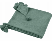 Beliani Bavlněná deka SANCHEZ s třásněmi, 125 x 150 cm