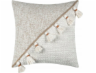 NoName ZIANA boho dekorační polštář s třásněmi, 45 x 45 cm