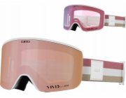 Giro Zimní brýle ELLA WHITE LX STRIPE (zorník VIVID ROSE GOLD 00% S3 + VIVID INFRARED 62% S1) (NOVINKA 2024/2025)