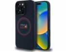 Red Bull Silikonový kryt RBHMP16X24SIILVR pro iPhone 16 P...