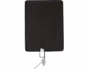 Avenger Vlajka jednobarevná černá, 30x45cm