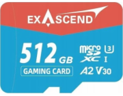 Paměťová karta Exascend Gaming UHS-I micro 512GB