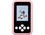 Slowmoose Dětský herní telefon s 2,4" IPS obrazovkou a tlačítky KDC-0027A růžový