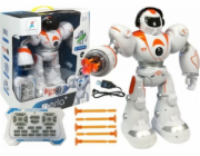 Dálkově ovládaný R/C robot Lean Sport střílí rakety