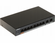 Dahua Technology Přepínač Přepínač|DAHUA|Typ L2|Stolní/podstavcový|PoE porty 8|CS4010-8ET-60