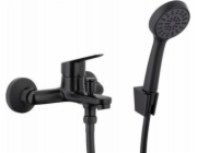 5414-510-81 / KFA / SPARC / VAŇOVÁ NÁSTĚNNÁ + BODOVÝ SPRCHOVÝ SET, ČERNÁ /