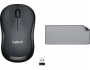 Logitech M220 Silent Mouse (910-004878) + řada Studio – STŘED ŠEDÁ (956-000052)