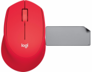 Logitech M330 Silent Plus Mouse (910-004911) + řada Studio – STŘED ŠEDÁ (956-000052)