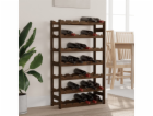 VidaXL stojan na víno na 42 lahví Hnědé masivní borovicov...