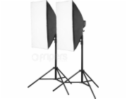 Freepower Studio Kit Freepower 107 Sada pro kontinuální osvětlení 50x70cm SET 4000W 5500K se stojanem