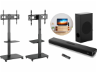 Mozos Mobilní televizní stojan MSTV pro TV + soundbar do ...