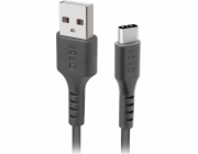 SBS Mobile USB kabel USB-A - USB-C 2 m černý