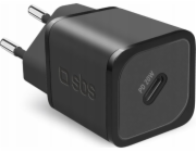 SBS Mobile Mobilní nabíječka SBS PD 20W USB-C GaN černá