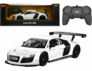 Rastar RC sportovní auto 1:18 na dálkové ovládání Audi R8 bílé barvy