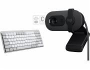 Logitech Mechanická mini klávesnice MX pro Mac (920-010799) + Brio 100 (960-001585)