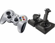 Logitech Bezdrátová podložka F710 (940-000145) + G X56 Hotas (945-000059)