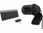 Klávesnice + myš Logitech MK470 Slim (920-009204) + Brio ...