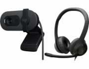 Webová kamera Logitech Brio 100 (960-001585) + H390 (981-000406)