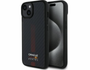 Pevný kryt Red Bull RBHMP14S24CFGSMK iPhone 14 6.1 černý/černý Carbon Fiber Power Bar MagSafe